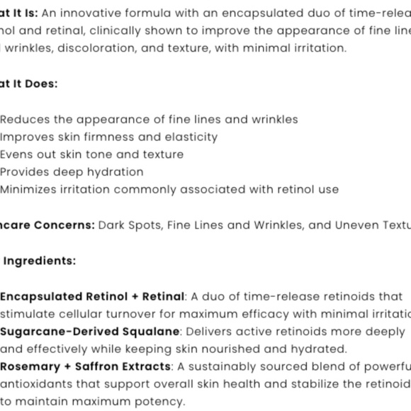 Biossance Squalane + Retinol Night Serum - Picture 4 of 7